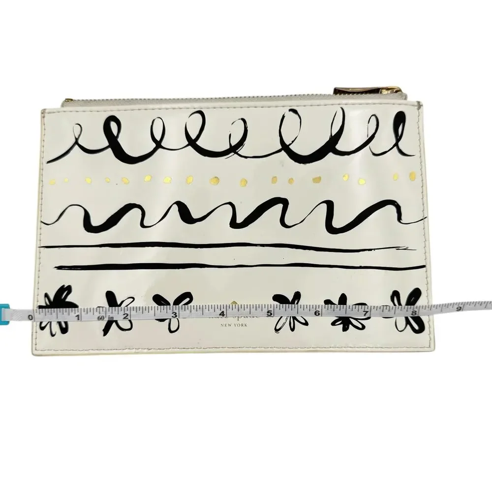 Kate Spade New York Daisy Place Pencil Pouch Storage Bag